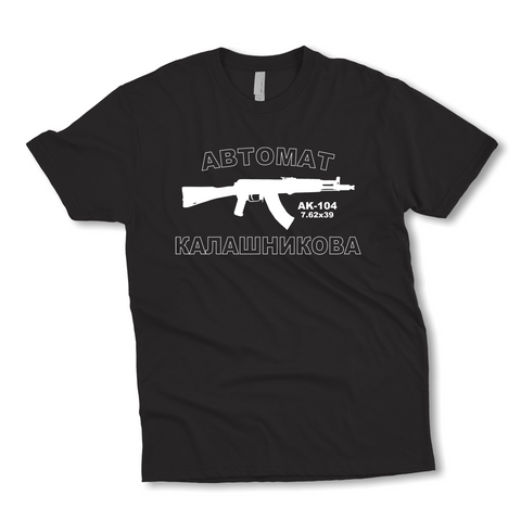 AK-104 Avtomat Kalashnikov AK47 T-Shirt