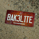 Bakelite Vanity License Plates