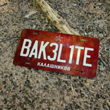 Bakelite Vanity License Plates