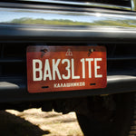 Bakelite Vanity License Plates